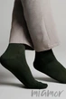 Носки хлопковые антибактериальные Steven 055 100% Cotton 38-40 Темно-зеленые - изображение 3