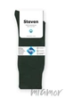 Носки хлопковые антибактериальные Steven 055 100% Cotton 44-46 Темно-зеленые - изображение 4