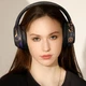 Игровые беспроводные наушники ATD EL-A2S черные с микрофоном, LED-подсветкой, Bluetooth, AUX, MicroSD, 40 мм драйверы, до 45 часов работы - изображение 4