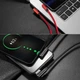 Кутовий кабель USB - Type-C (M/M) Fast Charging Neylon/Metal Black, 25 см (48960) - зображення 5