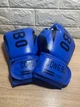 Детские боксерские перчатки CONG BO Champion 6 oz синие - изображение 4