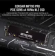 SSD накопитель Corsair MP700 PRO 2 TB (CSSD-F2000GBMP700PNH), PCIe 5.0x4 M.2 2280 - изображение 6