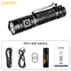 Портативний світлодіодний ліхтарик Sofirn SR12 1450Lm 6000K - зображення 5