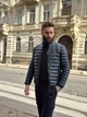 Чоловіча шкіряна куртка Bugatti, 225/108 navy синій 60 - зображення 2