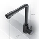 Смеситель кухонный Am.Pm X-Joy S EcoStart F85B05022 - изображение 9
