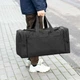 Сумка дорожная спортивная Fat Black на 60 л, черная, Оксфорд 1000Д, с резиновыми ножками (63х32х30 см) - изображение 9