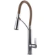 Смеситель для кухни TOPAZ MODERNO TMD-8817-H23-BG Brushed Gold однорычажный латунный высокий поворотный излив 360° для мойки - изображение 7