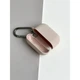 Чохол для AirPods Pro 3 Silicone Case MegaCase (Soft Touch) з мікрофіброю + карабін Elderberry (Deep purple) темно-фіолетовий - зображення 2