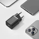 Сітчастий зарядний пристрій Baseus Super Si Quick Charger 1C 20W EU чорний CCSUP-B01 - зображення 6