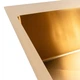 Мийка кухонна нержавіюча сталь PVD Gold для кухні VALESO 60*50 Handmade 3.0/0.8 - зображення 4