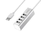 USB-хаб HOCO HB1 4USB Line machine Silver (6957531038146) - зображення 1