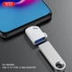 OTG-адаптер XO NB256B USB-A female to Type-c (with lanyard) Білий - изображение 5