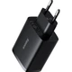 Мережевий зарядний пристрій Baseus Compact Charger 3-USB 17W EU чорний CCXJ020101 - изображение 4