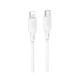 PD Кабель BOROFONE BX113 Lenny Silicone Type-C to Lightning 27W/1m білий - зображення 4