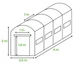 Теплиця парник тунель 2,5x4x2 - 10 м2 4 секції Focus Garden - изображение 2