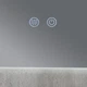 Дзеркало Qtap Taurus (TA2) 800×600 мм з LED-підсвічуванням Touch, з антизапотіванням, з димером, рег. темп кольору (3000-6500K) - зображення 4