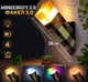 Minecraft 3.0 Факел-ночник 28см LED светильник на аккумуляторе/4 режима, крепление к стене 5214 - изображение 1