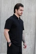 Чоловіча Футболка Поло З Ґудзиками Теніска Without Polo L Black - изображение 3