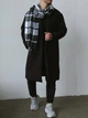 Чоловіче Довге Пальто Демісезонне Without 26 S/M Black - изображение 1