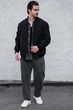 Чоловіча Куртка Вітровка Бомбер Without Softshell XXL/3XL Black - изображение 2
