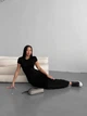 Платье женское - однотон эластичное STYLE H № 374 Черный 44-46 - изображение 3