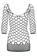 Платье пляжная туника сетка Obsessive D606 S-M-L Черная - изображение 6