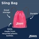 Сумка для бассейна Zoggs Sling Bag (розовый) (465320.PK) - изображение 4