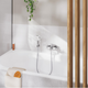 Змішувач для ванни Grohe Cubeo одноважільний, хром (1018130000) - зображення 7