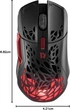 Игровая беспроводная мышь SteelSeries Aerox 5 Wireless Diablo / 18 000 CPI / 9 кнопок / Bluetooth / RGB-подсветка / Черная Б/В k1 - изображение 3