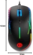 Проводная мышь Ozone Neon X50 / 6200 DPI / 6 кнопок / RGB-подсветка / Black Б/В - изображение 7