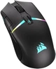 Игровая беспроводная мышь Corsair NIGHTSABRE RGB / Bluetooth / Радиоканал / 26000 DPI / 8 кнопок / RGB подсветка / Инерционное 4Д колесо / Черная (CH-931B011) Б/В k1 - изображение 2
