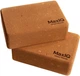 Блок для йоги корковий MaxIQ 23х15х8 см Коричневий (MaxIQ-MD1244) - зображення 1