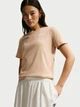 Футболка бавовняна жіноча Nike W Nsw Club Ss Tee DX7902-286 S Бежева (198726130948) - зображення 5