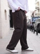 Штаны мужские свободные демисезон прямые брюки casual спортивные ELMA - STORE коричневый M - изображение 4