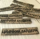 Шеврон нагрудна планка "Цинічний Бандера" піксель, позивний на липучці 2,5х13 см. - изображение 1