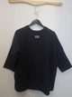 Женский свитшот oversize с вышивкой и боковыми карманами Катерина Modna KAZKA MKNK2356 - 38/40, Чорний - изображение 5