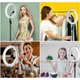 Кольцевая LED лампа DK 3D-26 RGB 26см [158377] - изображение 5
