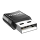 Adapter USB A To USB C — Hoco UA17 — Black (777118) - изображение 3