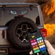 Гнучка LED панель для авто 37,4х9,2см з Bluetooth та USB чорного кольору для підсвічування скла авто - зображення 3