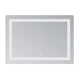 Зеркало Lidz Kubis (KU2) 1200х800 с LED-подсветкой Touch, с антизапотеванием, с диммером, рег. яркости LDKUB120080049007 - изображение 3