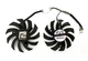 Вентилятор кулер для видеокарты PowerColor RX 6500 XT Fighter (orgnl) 75 мм FirstD FD7010H12D (FD8010H12D) комплект 2 шт (№532) - изображение 2