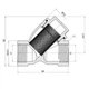 Фильтр грубой очистки Thermo Alliance Forte 1/2"В никель для воды косой TAF124W15 - изображение 2