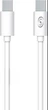 Кабель Fonex USB Type-C - USB Type-C 1.5 м White (TYPEC100W) - зображення 1