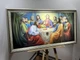 Икона Тайная вечеря в серой багетной раме 50х100 см. №160 - изображение 2