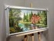 Картина Мельница в багетной раме 33х70 см. №373 - изображение 2