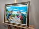 Икона Святое семейство с блеском в золотистой багетной раме 30х40 см. №P125 - изображение 3