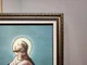 Икона Иисус на елеонской горе с блеском в золотистой багетной раме 30х40 см. №P122 - изображение 4