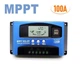 Контролер заряду сонячної батареї MPPT 100А 12/24 В дисплей та USB - зображення 1
