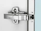 Петля&nbsp;мебельная&nbsp;Hettich&nbsp;наружная&nbsp;(накладная) Sensys&nbsp;8668i&nbsp;без пружины с углом открывания 95º&nbsp;для узкого алюминиевого профиля никель (9072530) - изображение 2