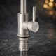 Смеситель для кухни Lidz Aria 015F, Высокий, Нержавейка, Nickel - изображение 7